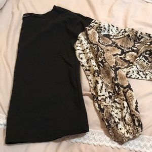 Long sleeve black top